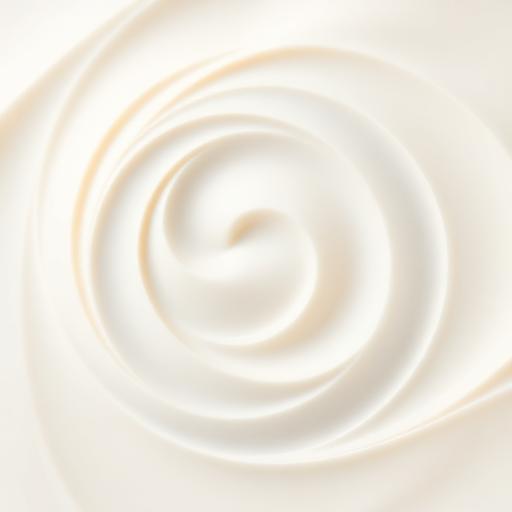 Creamy pale phospholipid swirl